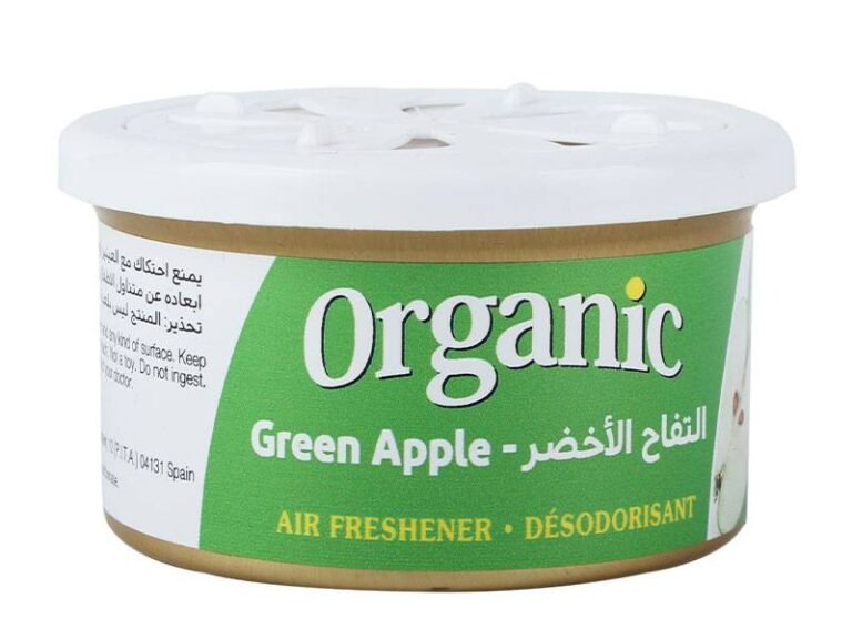 علبة معطر ال اند دي الاسباني برائحة التفاح الأخضر اورقانيك