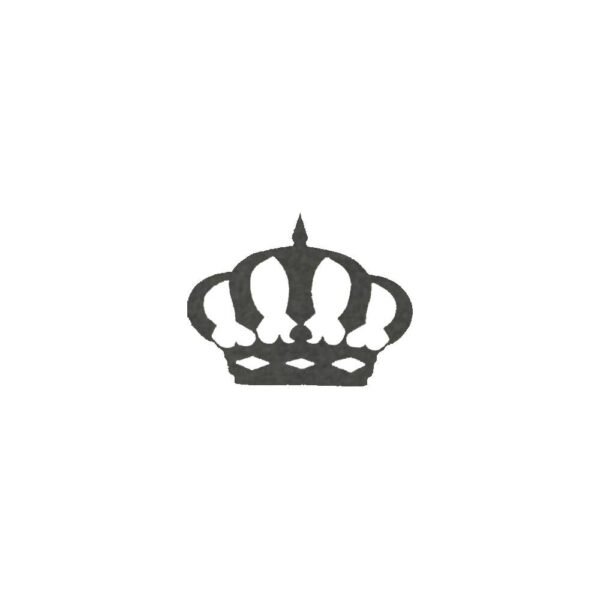 استيكر اسود تاج