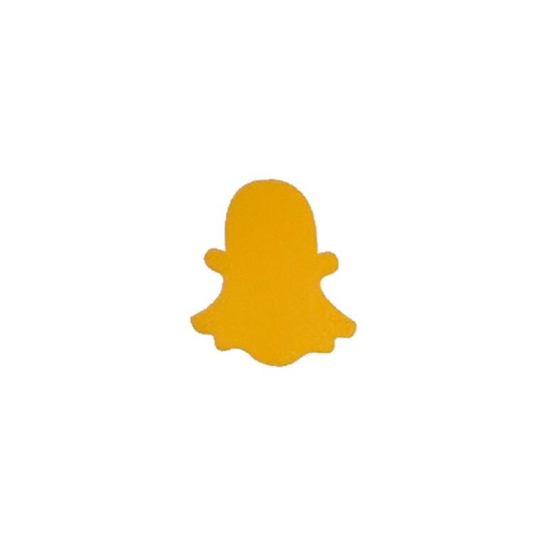 استيكر سناب شات برتقالي