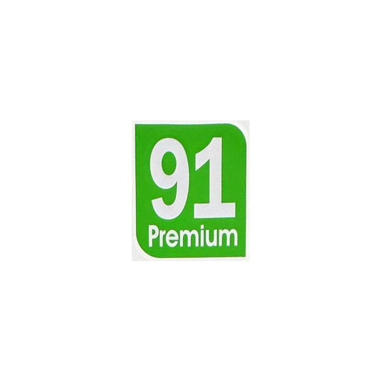 استيكر بنزين 91 كبير