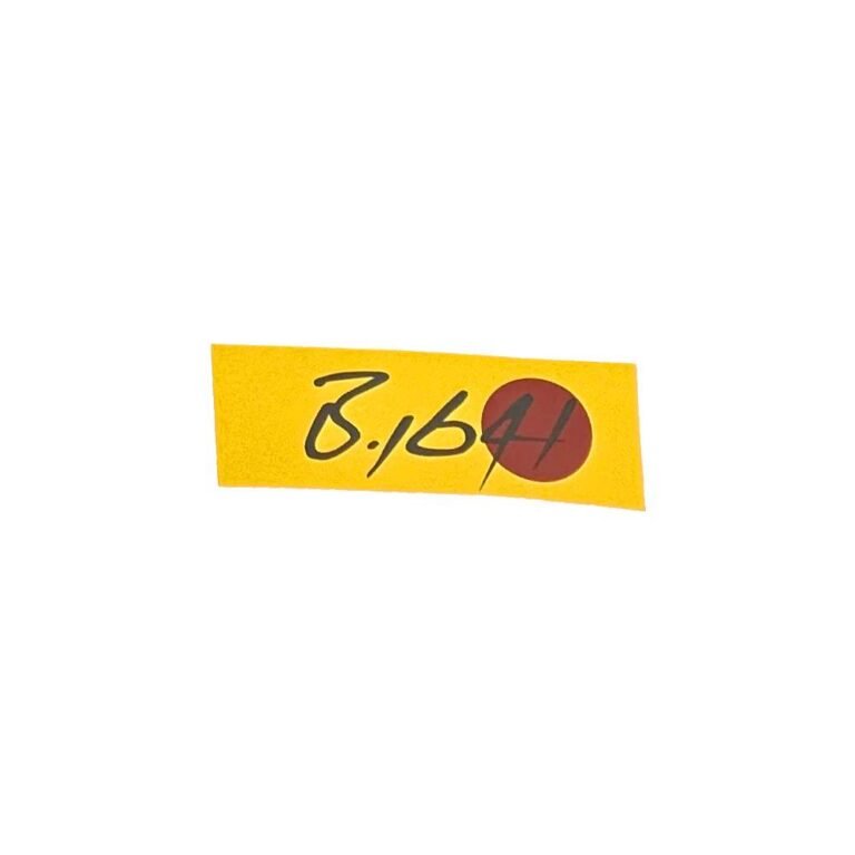 استيكر زجاج مستطيل B.1641 اصفر
