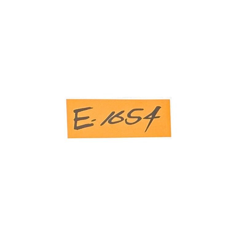 استيكر زجاج مستطيل E.1654 برتقالي