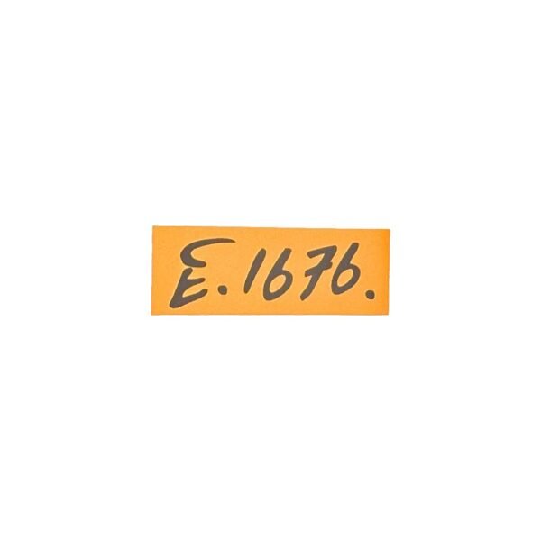 استيكر زجاج مستطيل E.1676 برتقالي
