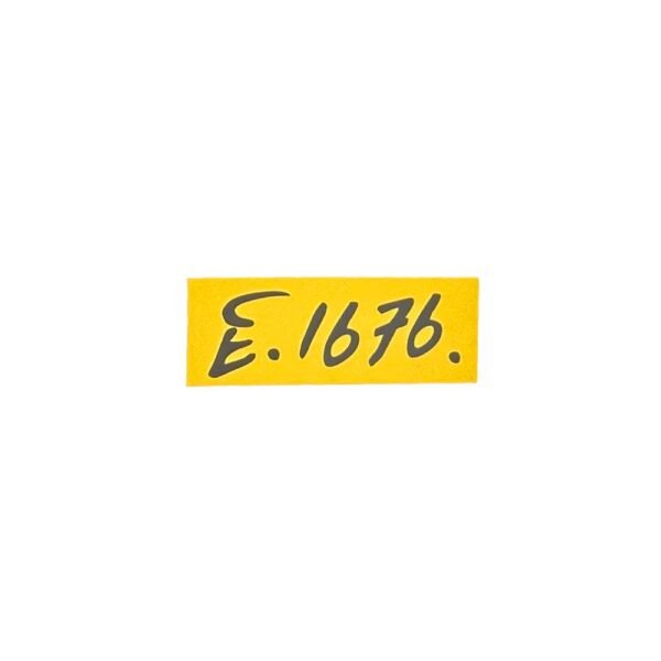 استيكر زجاج مستطيل E.1676 اصفر