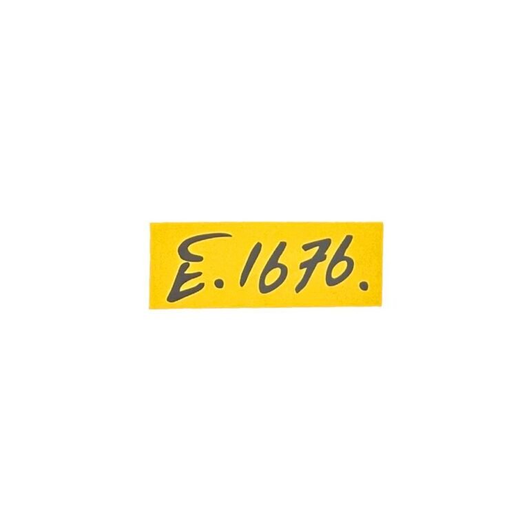 استيكر زجاج مستطيل E.1676 اصفر