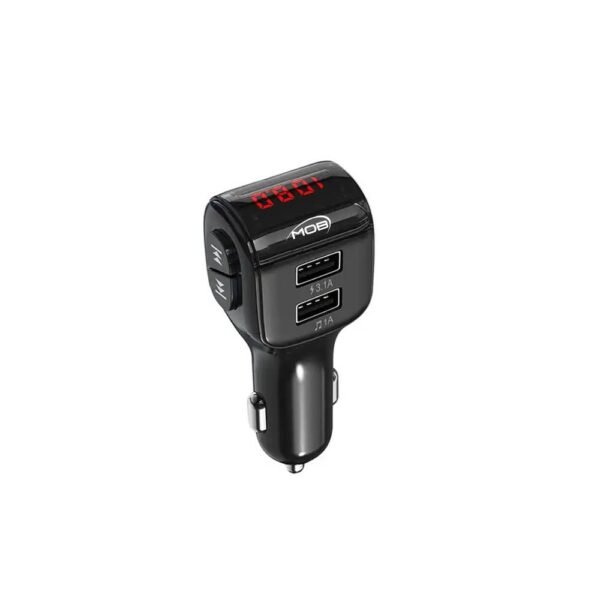 ايم او بي جهاز إرسال FM لاسلكي USB شاحن A01 Bluetooth 5.0 إصدار السيارة