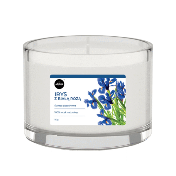 اروما شمعة كاندل برائحة IRIS & WHITE ROSE