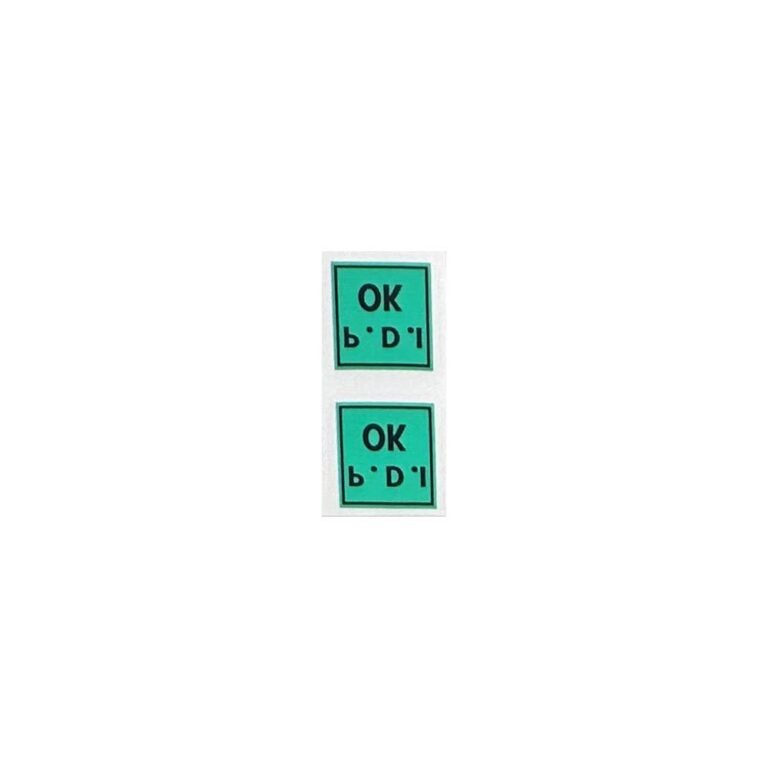 استيكر Ok b.D.I لون اخضر