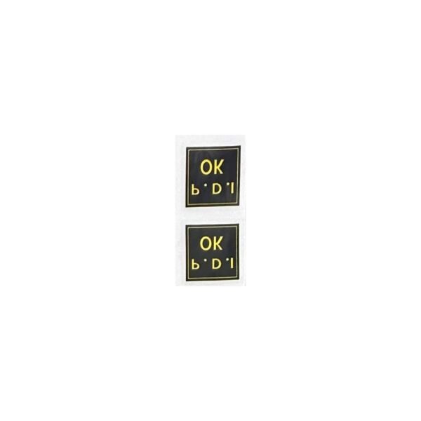 استيكر Ok b.D.I لون اسود