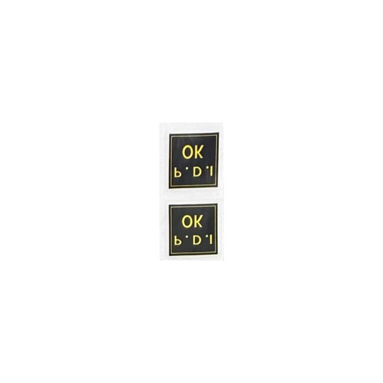 استيكر Ok b.D.I لون اسود