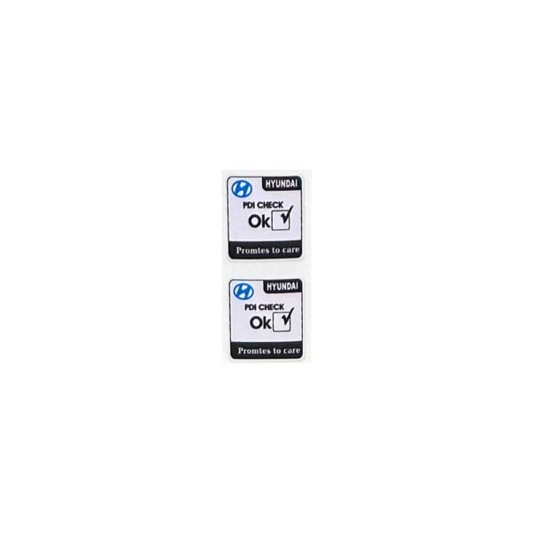 استيكر PDI CHECK OK لون اسود هيونداي