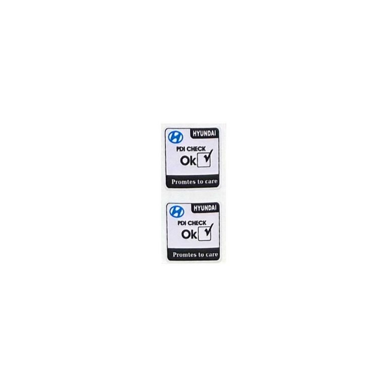 استيكر PDI CHECK OK لون اسود هيونداي
