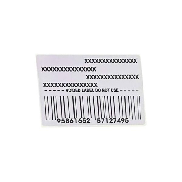 استيكر voided label do not use