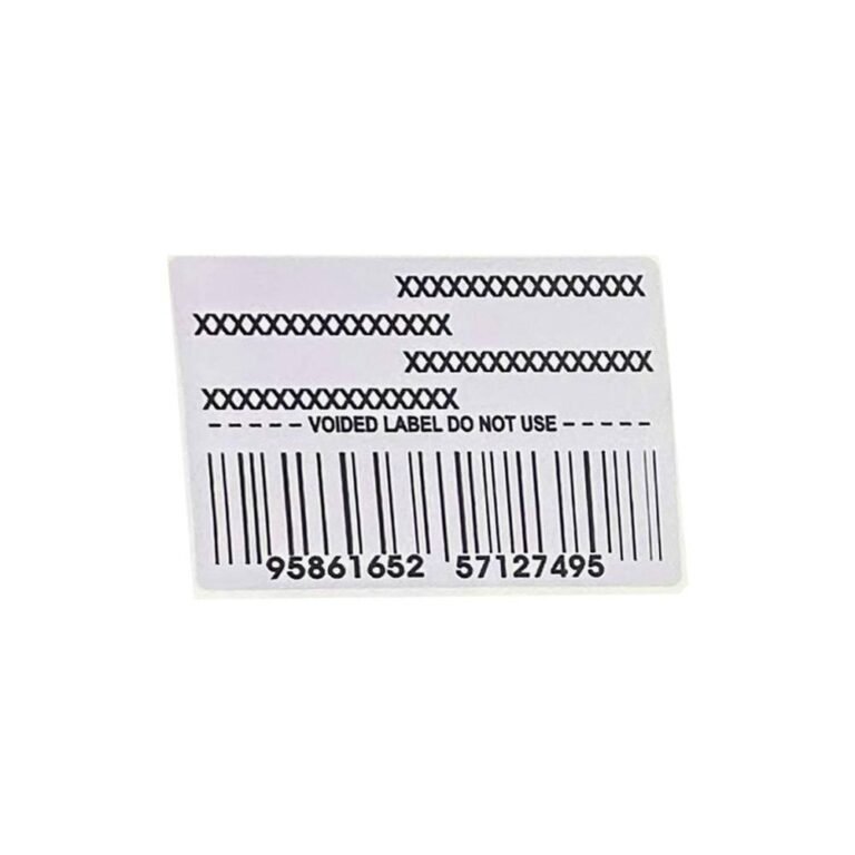 استيكر voided label do not use